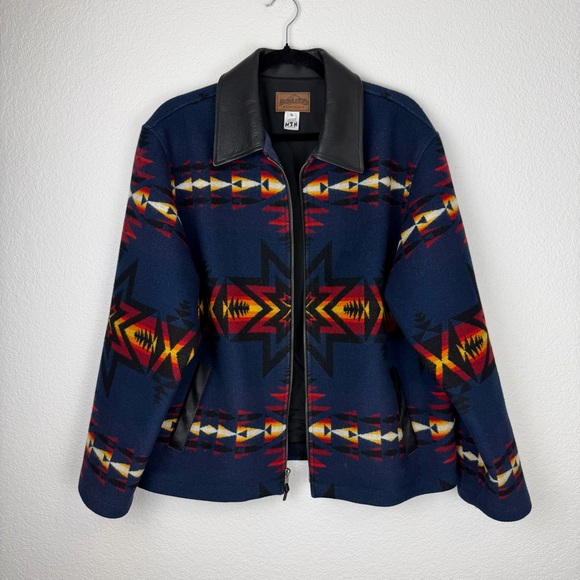 Pendleton Vintage Wool Southwestern Printed Jacket XL - Picture 2 of 12